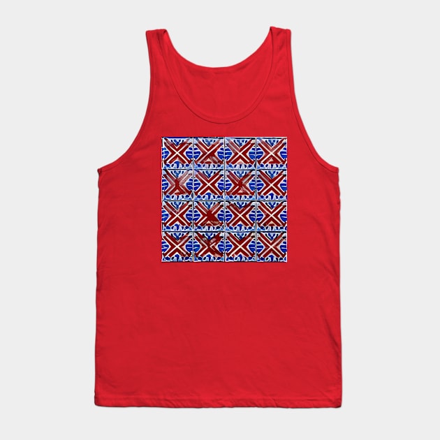 Union Jack Flag AI Design Tank Top by Artiface